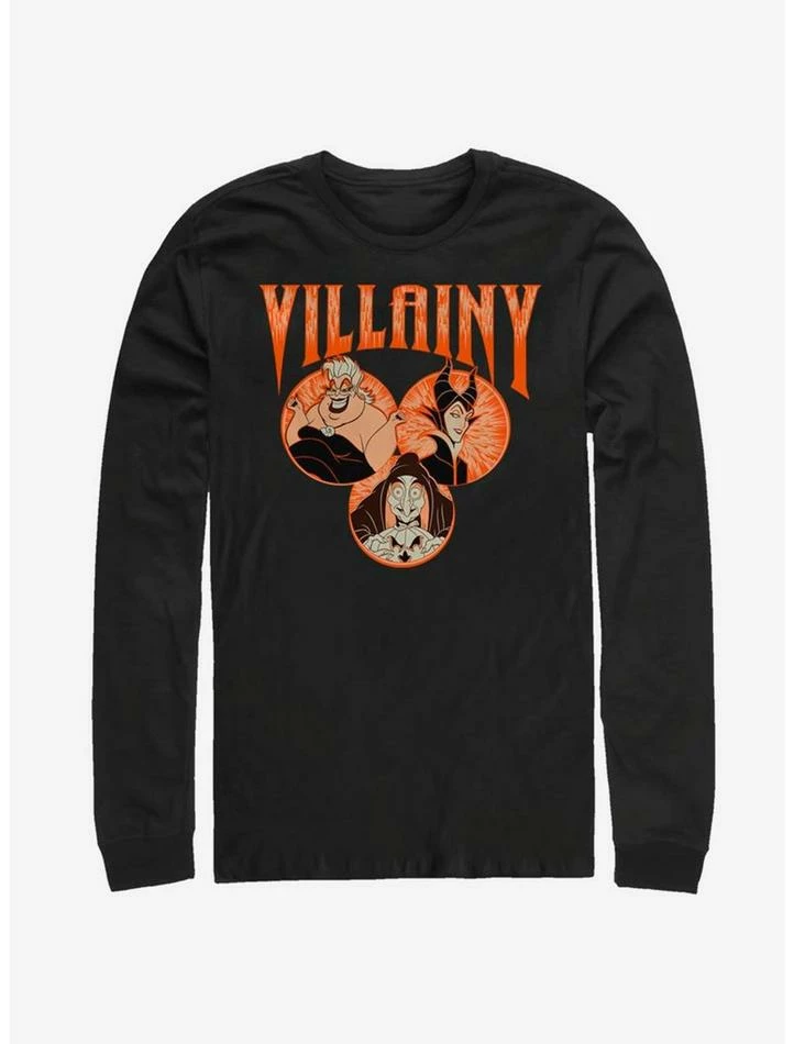 Discount 𧨠Disney Villains Villainy Circled Long-Sleeve T-Shirt π 1 Discount 𧨠Disney Villains Villainy Circled Long-Sleeve T-Shirt π