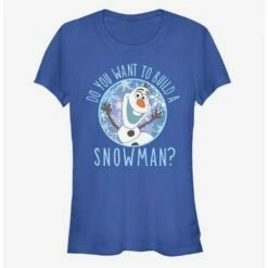 Flash Sale ❤️ Disney Frozen Build A Snowman 🥰  Girls T-Shirt ⭐