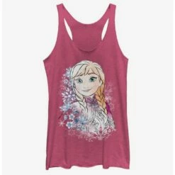 Cheapest 👍 Disney Frozen Anna Flowers 🔔 Girls Tank ✨