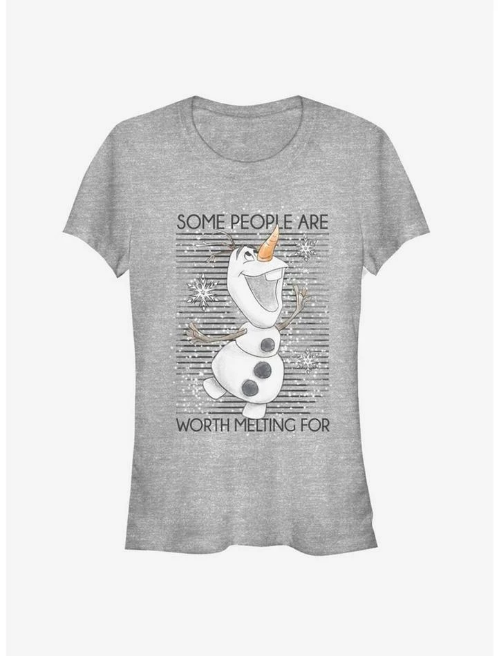 New ✨ Disney Frozen Worth Melting ❤️ Girls T-Shirt ⌛ 1 New ✨ Disney Frozen Worth Melting ❤️ Girls T-Shirt ⌛