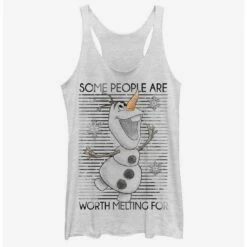 Deals ⌛ Disney Frozen Worth The Melt Girls Tank 👏