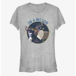 Cheap ⌛ Disney Frozen On A Mission 🔔 Girls T-Shirt ❤️