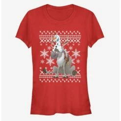 Best Sale ✔️ Disney Frozen Sven And Olaf Friends 👏 Girls T-Shirt 💯
