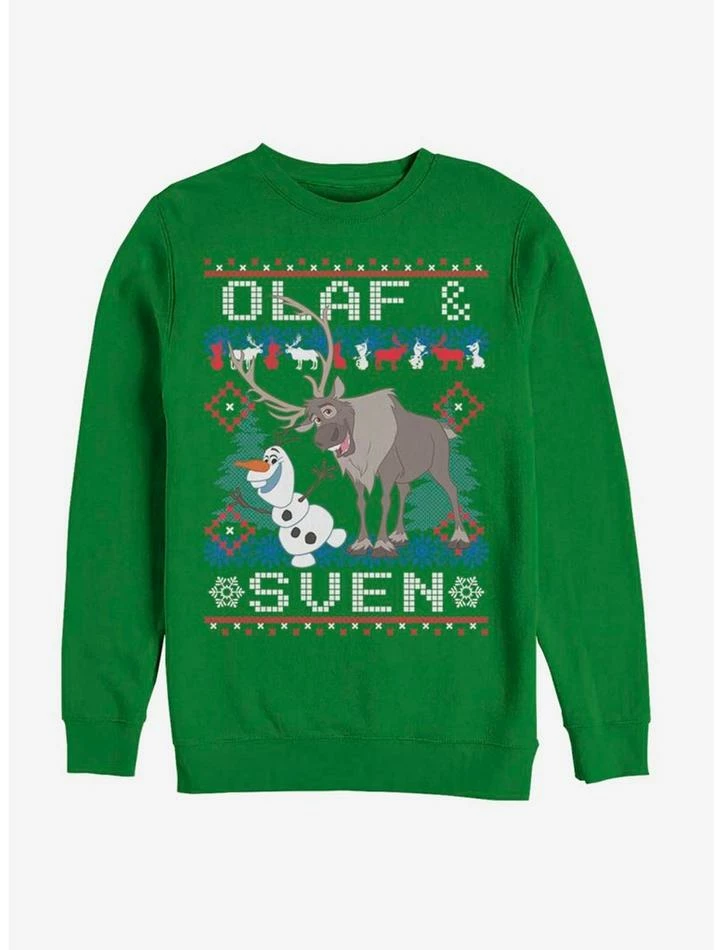 Promo 👏 Disney Frozen Olaf And Sven Sweatshirt 🎁 1 Promo 👏 Disney Frozen Olaf And Sven Sweatshirt 🎁