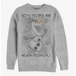 Promo 🛒 Disney Frozen Worth The Melt Sweatshirt ✨