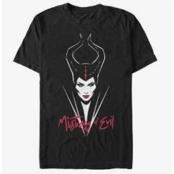 Hot Sale ⭐ Disney Maleficent: Mistress Of Evil Red Lips T-Shirt 🤩