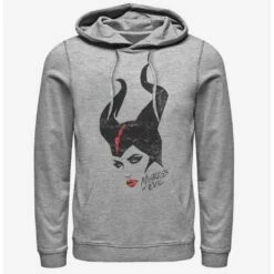 Deals 🛒 Disney Maleficent: Mistress Of Evil Red Lipstick Hoodie 👏