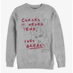 Best reviews of 🎁 Disney Maleficent: Mistress Of Evil Curses Never End They Break Sweatshirt ✔️