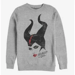 Budget ⌛ Disney Maleficent: Mistress Of Evil Red Lipstick Sweatshirt 🥰