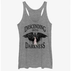 Best Pirce 🤩 Disney Maleficent: Mistress Of Evil Descending Into Darkness 🔔 Girls Tank ❤️