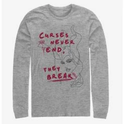 Best deal ✨ Disney Maleficent: Mistress Of Evil Curses Never End They Break Long-Sleeve T-Shirt ✨