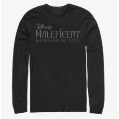 Hot Sale 🎉 Disney Maleficent: Mistress Of Evil Movie Title Long-Sleeve T-Shirt 🎁