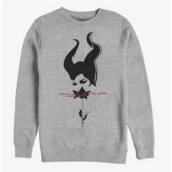 Cheapest 😀 Disney Maleficent: Mistress Of Evil Black Rose Sweatshirt ✨