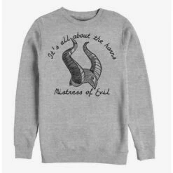 Best Sale ❤️ Disney Maleficent: Mistress Of Evil All About The Horns Sweatshirt 😀