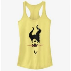 Cheap ❤️ Disney Maleficent: Mistress Of Evil Black Rose 😍 Girls Tank ⌛