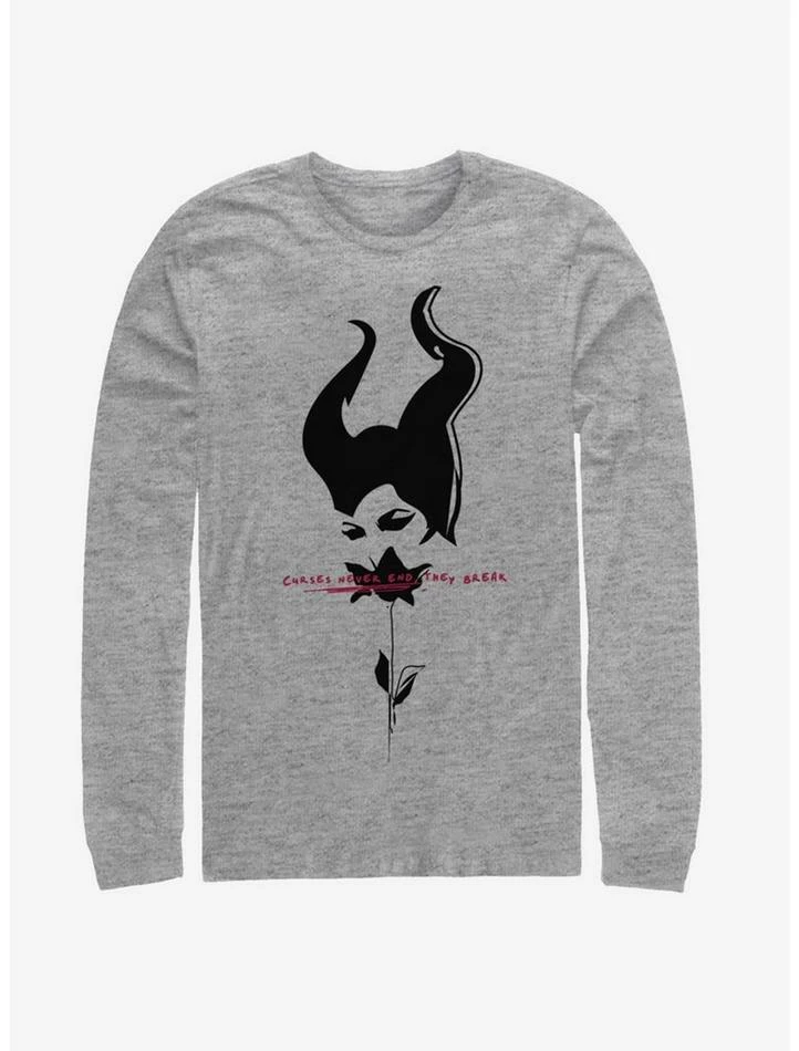 Budget 🥰 Disney Maleficent: Mistress Of Evil Black Rose Long-Sleeve T-Shirt 💯 1 Budget 🥰 Disney Maleficent: Mistress Of Evil Black Rose Long-Sleeve T-Shirt 💯