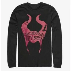 Coupon 🔥 Disney Maleficent: Mistress Of Evil Curses Break Long-Sleeve T-Shirt 🔔