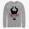 Hot Sale ⌛ Disney Maleficent: Mistress Of Evil Paint Silhouette Long-Sleeve T-Shirt 😀