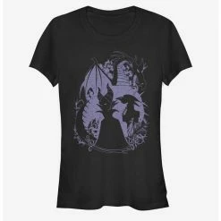 Best Sale ⭐ Disney Villains Maleficent Bone Heart 😉 Girls T-Shirt 🥰