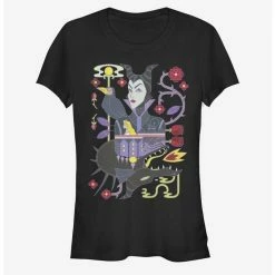 Buy ⌛ Disney Villains Maleficent Dual Maleficent 🎉 Girls T-Shirt ✔️