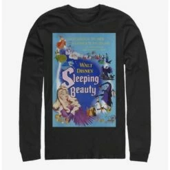Deals 👍 Disney Villains Maleficent Blue Sleeping Beauty Poster Long-Sleeve T-Shirt 😉