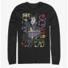 Hot Sale 😍 Disney Villains Maleficent Dual Maleficent Long-Sleeve T-Shirt 🌟