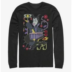 Hot Sale 😍 Disney Villains Maleficent Dual Maleficent Long-Sleeve T-Shirt 🌟