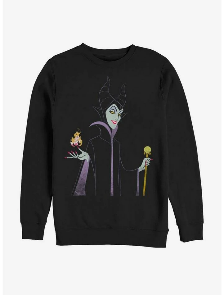 Best Pirce ❤️ Disney Villains Maleficent Minimal Maleficent Sweatshirt ⌛ 1 Best Pirce ❤️ Disney Villains Maleficent Minimal Maleficent Sweatshirt ⌛