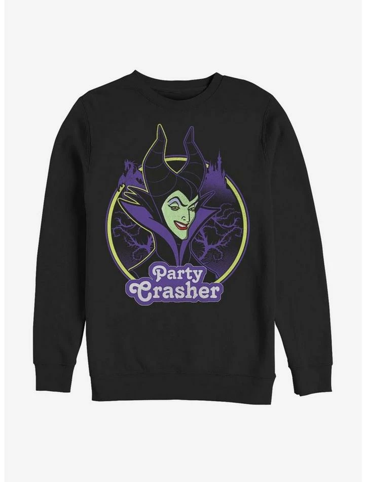 Best Pirce ❤️ Disney Villains Maleficent Party Crasher Sweatshirt ⌛ 1 Best Pirce ❤️ Disney Villains Maleficent Party Crasher Sweatshirt ⌛