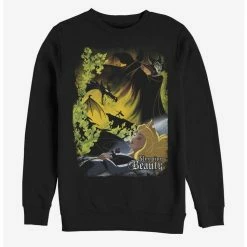 New ❤️ Disney Villains Maleficent Sleeping Poster Sweatshirt 👏