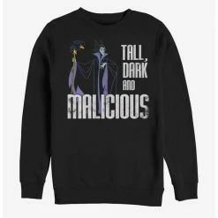 New ✔️ Disney Villains Maleficent Tall N' Dark Sweatshirt 🥰