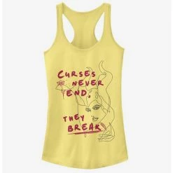 Best deal ⌛ Disney Maleficent: Mistress Of Evil Curses Never End They Break Girls Tank 🛒