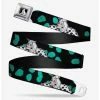 Best Sale ✔️ Disney 101 Dalmatians Cruella De Vil Smiling Spotted Fur Seatbelt Belt 🤩