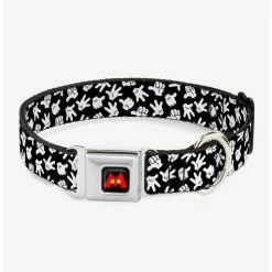 Discount 🔥 Disney Mickey Mouse Hand Gestures Scattered 🧨 Dog Collar Seatbelt Buckle ⌛