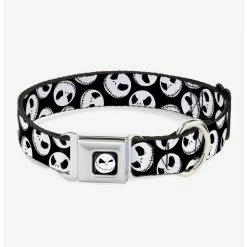 Wholesale ⌛ The Nightmare Before ✔️ Christmas Jack Scattered Expressions 🌟 Dog Collar Seatbelt Buckle ✨