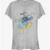 Flash Sale ❤️ Disney Donald Duck Splatter Donald 😉 Girls T-Shirt ✨