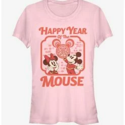 Flash Sale ⌛ Disney Mickey Mouse Happy Mouse Year 🤩 Girls T-Shirt 🔥