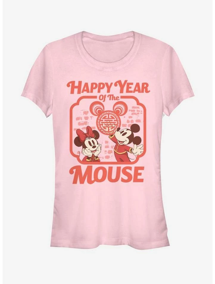 Flash Sale ⌛ Disney Mickey Mouse Happy Mouse Year 🤩 Girls T-Shirt 🔥 1 Flash Sale ⌛ Disney Mickey Mouse Happy Mouse Year 🤩 Girls T-Shirt 🔥
