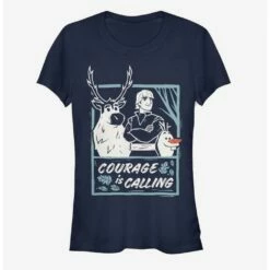 Best Sale ⭐ Frozen 2 Courage Calls Girls T-Shirt 🧨
