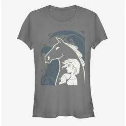 Deals 🤩 Frozen 2 Elsa Linocut Girls T-Shirt 🎁