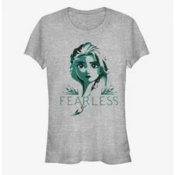 New 🔥 Frozen 2 Elsa So Fearless 😀 Girls T-Shirt ✔️