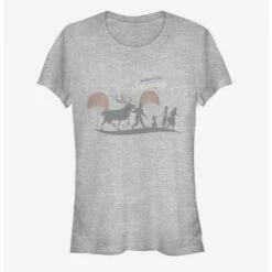Best Sale 🧨 Frozen 2 Journey Walks 🤩 Girls T-Shirt ✔️
