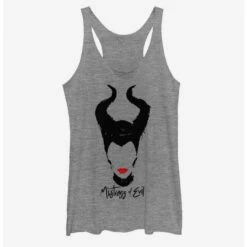 New 👍 Disney Maleficent: Mistress of Evil Red Lips Girls Tank 🎉