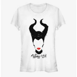 New 👏 Disney Maleficent: Mistress of Evil Red Lips Girls T-Shirt 💯