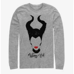 Wholesale ❤️ Disney Maleficent: Mistress of Evil Red Lips Long-Sleeve T-Shirt ⭐