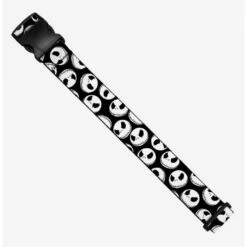 New ✔️ The Nightmare Before Christmas Jack Expressions Scattered Luggage Strap 🛒