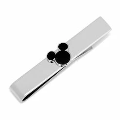 Coupon 💯 Disney Mickey Mouse Black Silhouette Tie Bar 🎁