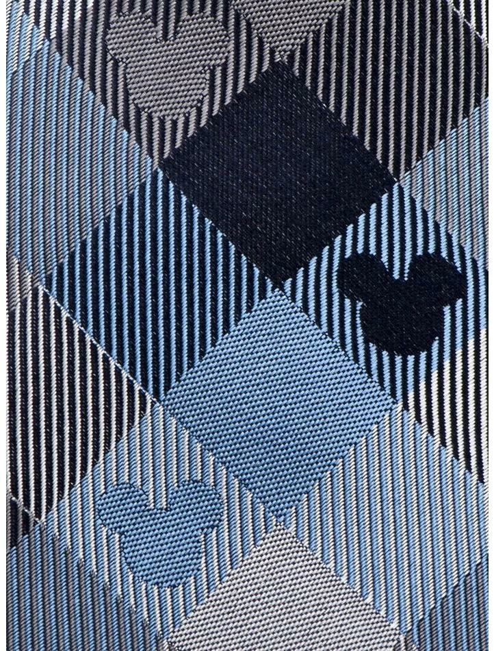 Wholesale π Disney Mickey Mouse Blue Plaid Mens Tie π 2 Wholesale π Disney Mickey Mouse Blue Plaid Mens Tie π - Image 2