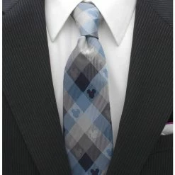 Wholesale π Disney Mickey Mouse Blue Plaid Mens Tie π 5 Wholesale π Disney Mickey Mouse Blue Plaid Mens Tie π -Dressup Outfits Shop 12990427 av2
