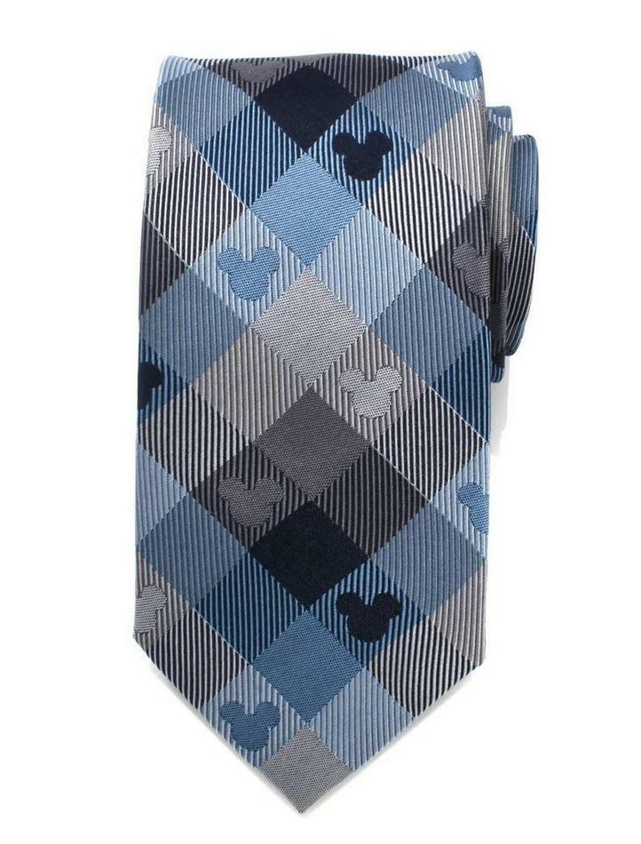 Wholesale π Disney Mickey Mouse Blue Plaid Mens Tie π 1 Wholesale π Disney Mickey Mouse Blue Plaid Mens Tie π